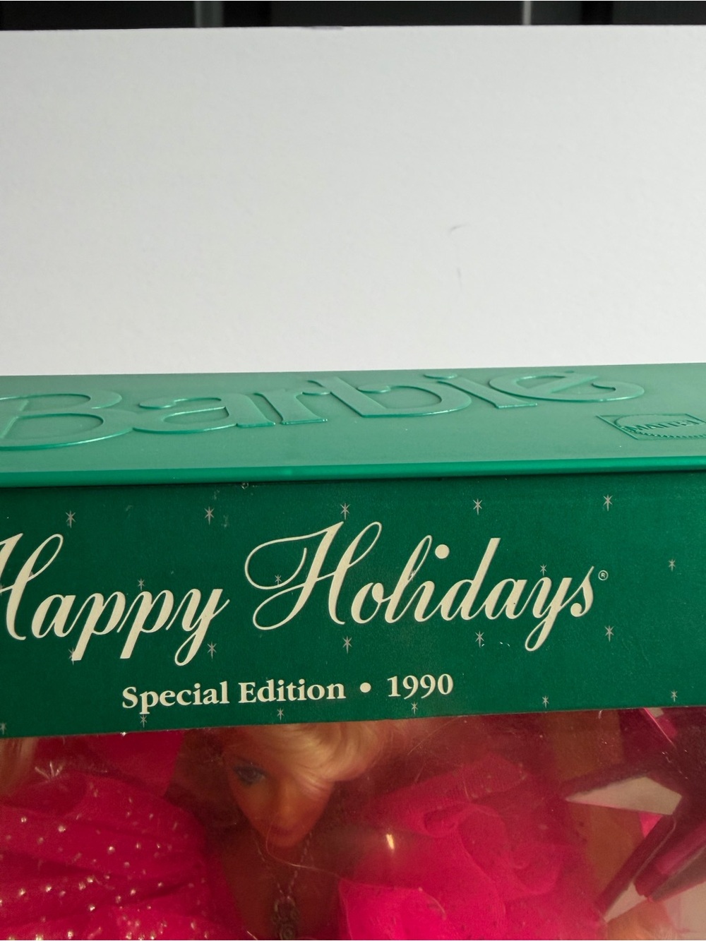 Vintage 1990 Holiday Barbie, unopened in box. - Picture 3 of 4